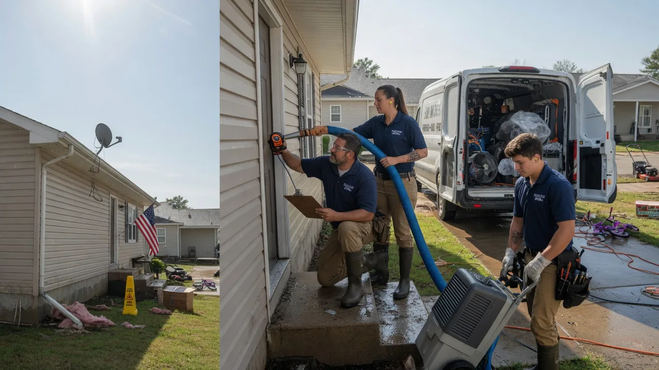 Ceiling Water Damage Restoration in Dysart, PA near me